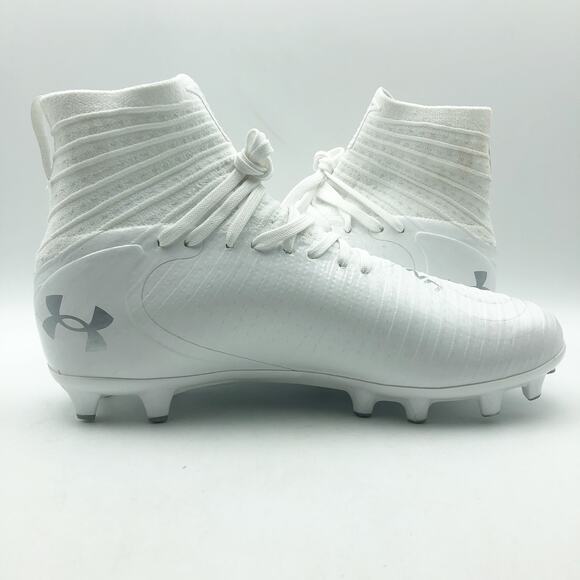 Under Armour Men Highlight MC 2.0 High Top Football Cleats Size 8 White NWOB main image 8